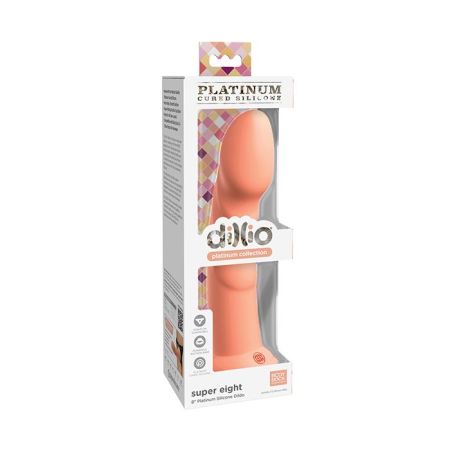 Dillio Platinum Super Eight Silicone Dildo